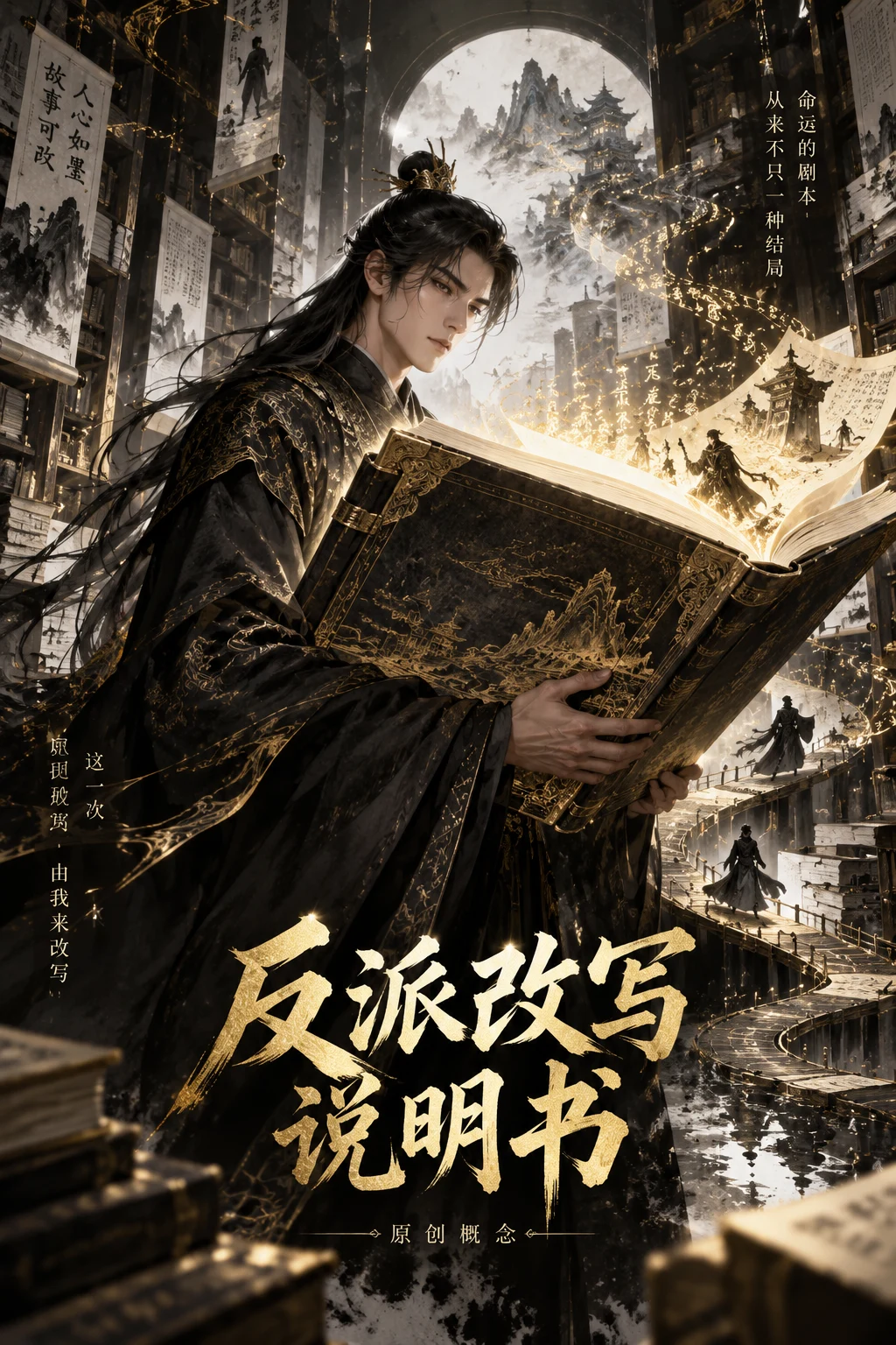 反派改写说明书原创概念海报