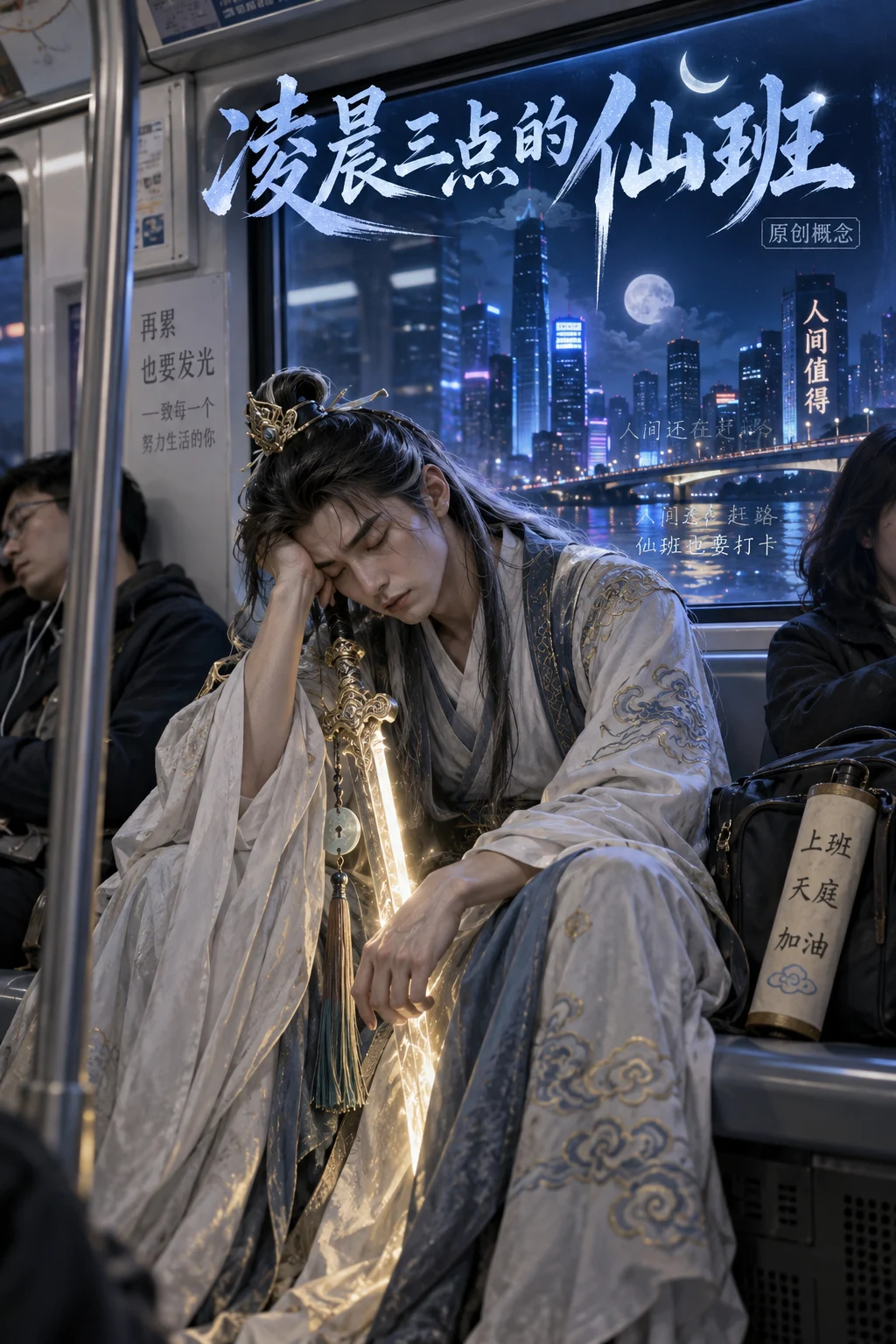 凌晨三点的仙班原创概念海报