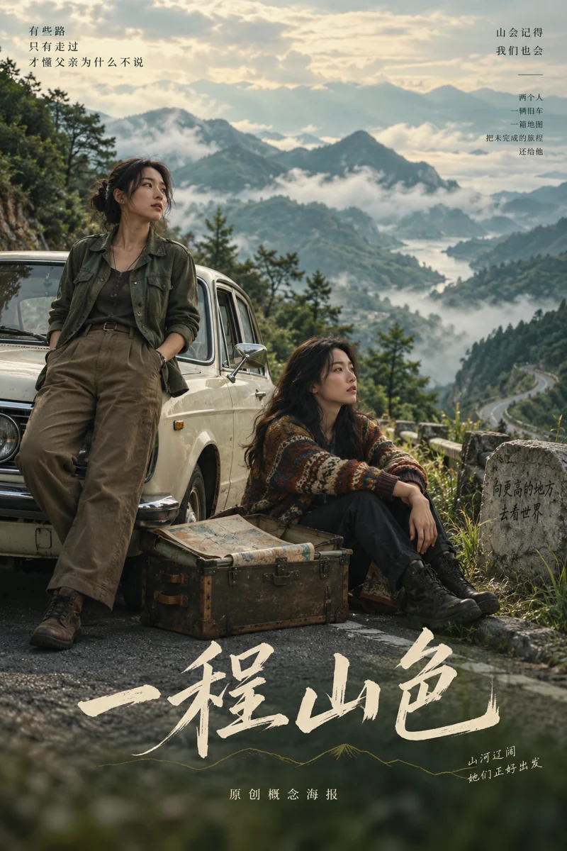 一程山色原创概念海报
